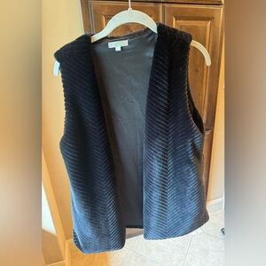 Jade black  Sleeveless Vest